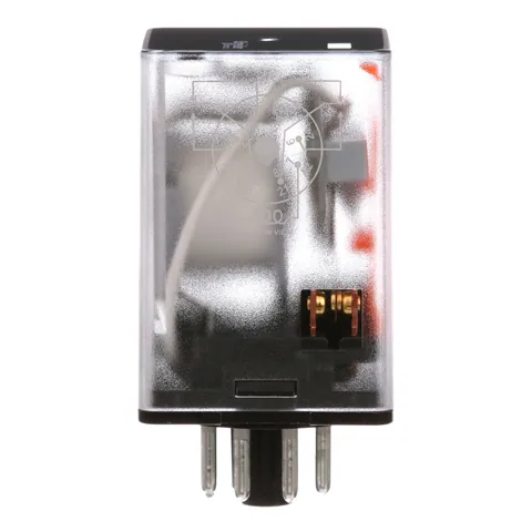 Schneider Electric 750XBXRC-24D General purpose relay, SE Relays, 750R, DPDT, 10A, 24 VDC, octal terminal 8 pins, clear cover — Akcesoria ogólne