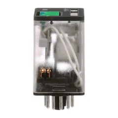 Schneider Electric 750XCXRM4L-12D General purpose relay, SE Relays, 750R, 3PDT, 10A, 12VDC, octal terminal 11 pins, LED clear cover, lock push button — Akcesoria ogólne
