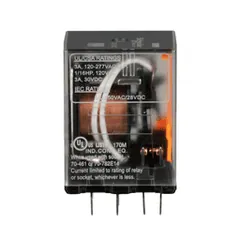 Schneider Electric 792XDX3CL-120A Power relay, SE Relays, 4PDT, 3A, 120 VAC, low level bifurcated contacts, clear cover with LED — Akcesoria ogólne