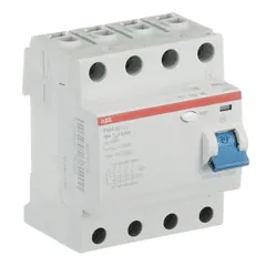 ABB 2CSF204001R1630 F204 AC-63/0.03 Residual Current Circuit Breaker 4P AC type 30 mA — Power Supply