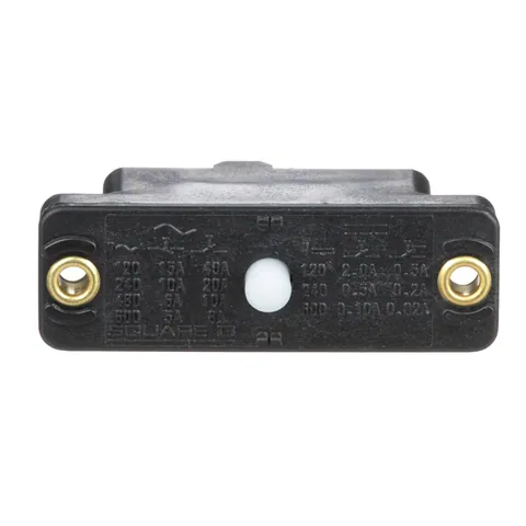 Schneider Electric 9007AO2 snap switch, 9007AO, plunger head, 1 NO and 1 NC contact, 15 A at 120 VAC, 600 VAC maximum — Interruttori e apparecchiature modulari