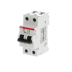 ABB 2CDS282001R0064 S202P-C6 Miniature Circuit Breaker - 2P - C - 6 A