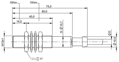 Balluff BES0361 Cylindrical version for high-pressure-resistant applications — Proximity & Inductive Sensors