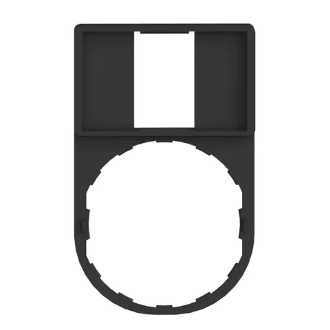 Schneider Electric ZBZ33 Legend holder 30x50mm, Harmony XB4, plastic, without legend 18x27mm — General Accessories
