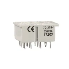 Schneider Electric 70-379-1 Socket for SE Relays, 5A, 14 Pins, for Printed Circuit Board, for 782H / 792 Relays — Akcesoria ogólne