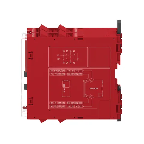 Schneider Electric XPSUDN13AP safety module, Harmony XPSU, Cat 4, features 6 x XPSUAF, 24V AC or DC, screw — Contactors & Relays