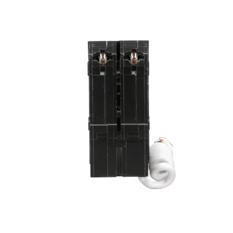 Schneider Electric HOM250GFI Homeline Miniature Circuit Breaker, 50A, 2 Pole, 120/240VAC, 10kA AIR, Ground Fault Class A, Plug In — General Accessories