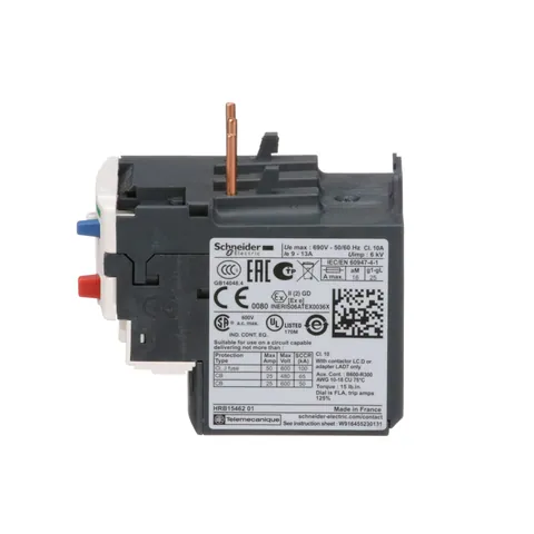 Schneider Electric LRD16 Thermal overload relay, 9 to 13 A, class 10A — Contattori e relè