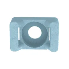 Panduit TM3S8-C86 TM3S8-C86 Cable Tie Mount, Lt Blue, Met Det PA 6.6, 0.87x0.62", #8 Screw, PK100 — Connettori e spine