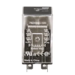 Schneider Electric 782XBXC-12D Power relay, SE Relays, 15A, DPDT, 12 VDC, clear cover — Akcesoria ogólne