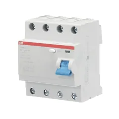 ABB 2CSF204001R3250 F204 AC-25/0.3 Residual Current Circuit Breaker 4P AC type 300 mA — Power Supply