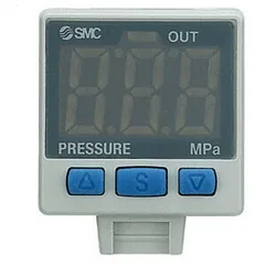SMC ISE35-N-65-MLA ISE35, Digital Pressure Sensor for FRLs, 1 Screen 1 Output, IP40, ISE35-N-65-MLA — Pressure & Flow Measurement