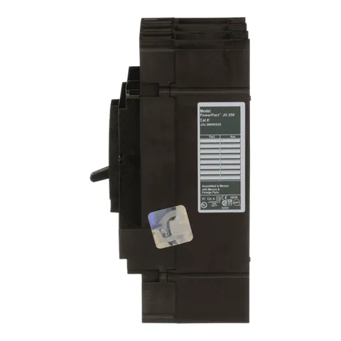 Schneider Electric JGL36000S25 Automatic switch, PowerPacT J, 250A, 3 pole, 600VAC, 18kA, lugs, magnetic — Accessori generali
