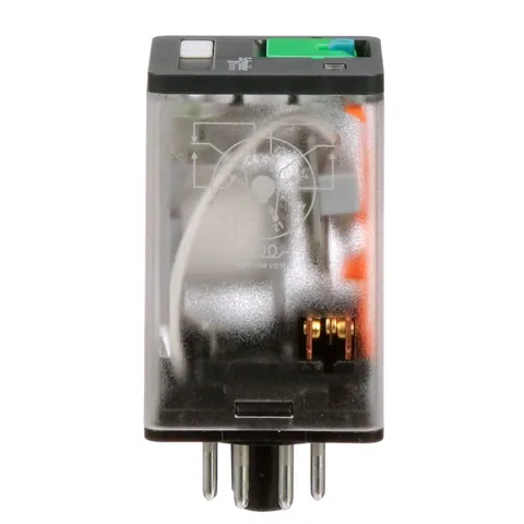 Schneider Electric 750XBXRM4L-110D General purpose relay, SE Relays, 750R, DPDT, 10A, 110VDC, octal terminal 8 pins, LED clear cover, lock push button — Akcesoria ogólne
