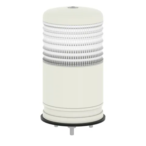 Schneider Electric XVC6B15SK Monolithic pre wired tower light, Harmony XVC, plastic, red, 60mm, base mounting, steady or flashing, buzzer, IP54, 24V AC DC — General Accessories