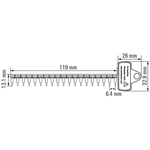 Weidmuller 1391620000 ZQV 1.5N/R6.4/19 BL — Conectores y enchufes