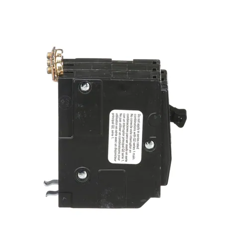 Schneider Electric QOB315 Mini circuit breaker, QO, 15A, 3 pole, 120/240VAC, 10kA, bolt on mount — Circuit Breakers & Fuses