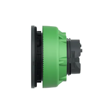 Schneider Electric ZB5FW333 Head for illuminated push button, Harmony XB5, antimicrobial, green, white, 30mm, universal LED, plain lens — Control & HMI