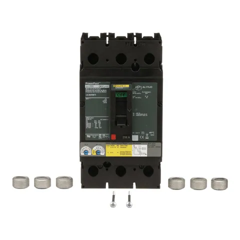 Schneider Electric JJL36250M75 Motor circuit protector, PowerPacT J, 250A, 3 pole, 600VAC, 25kA, lugs, thermal magnetic, 80% — Accessori generali