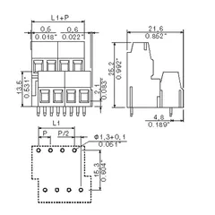 Weidmuller 1768970000 LM2N 5.08/28/90 3.5SN OR BX — Accessori generali