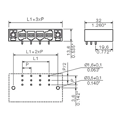 Weidmuller 1851120000 PCB Plug-In Connector SU 10.16HP/02/270SF 3.5AG BK BX — Accessori generali