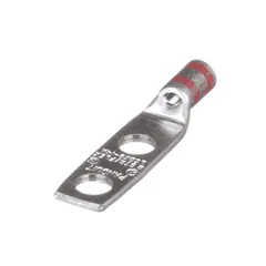 Panduit LCDX8-14A-L Compression Lug, Tin-Plated Copper, Two 1/4" Stud — Connectors & Plugs