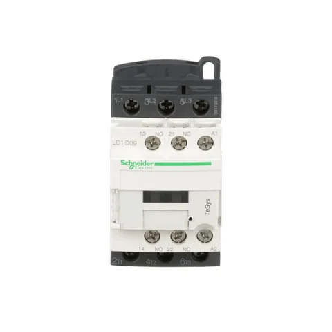 Schneider Electric LC1D09T7 IEC Contact, TeSys Deca Nonreversing 9A 5HP at 480VAC, 100kA SCCR, 3 Phase, 3 NO, 80VAC 50/60Hz Coil, Open Style — Electrónica y PCB