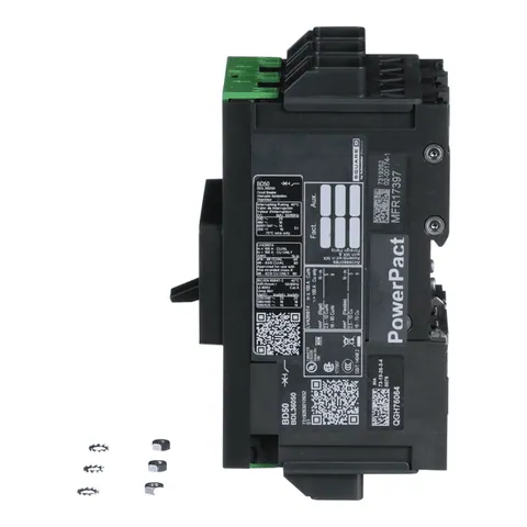 Schneider Electric BDL36050 Circuit breaker, PowerPacT B, 50A, 3 pole, 600Y/347VAC, 14kA, lugs, thermal magnetic, 80% — Accesorios generales