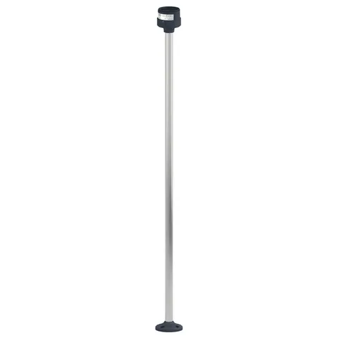 Schneider Electric XVUZ800 Fixing plate with 800mm aluminium pole for modular tower lights, Harmony XVU, black, 60mm — Allgemeines Zubehör