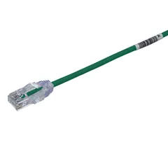 Panduit UTP28SP6GR Cat 6 28 AWG UTP Copper Patch Cord, 6 ft, Green — Cavi e fili industriali