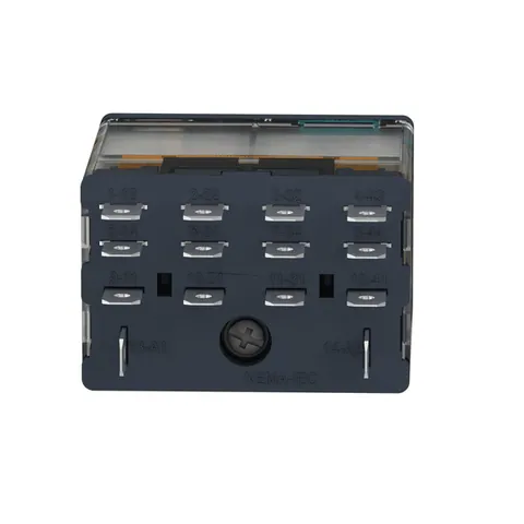 Schneider Electric RPM42BD plug-in relay, Harmony electromechanical relays, 15A, 4CO, with LED, lockable test button, 24V DC — Akcesoria ogólne