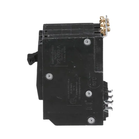 Schneider Electric QOB370VH Mini circuit breaker, QO, 70A, 3 pole, 120/240VAC, 22kA, bolt on mount — General Accessories