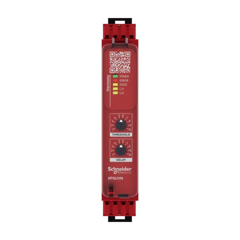 Schneider Electric XPSUVN11AC Harmony XPS Universal Safety Relay with Zero Speed Monitoring and Time Delay — Controllers & Regulators
