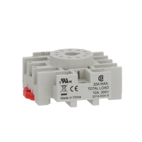 Schneider Electric 70-465-1 Socket, SE Relays general purpose relay accessory, 3PDT, 15/5A, 300/600V, 11 pins, screw clamp terminal, 750/750H series — Akcesoria ogólne
