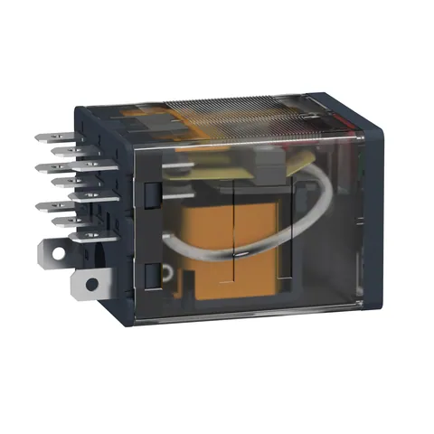 Schneider Electric RPM31F7 plug-in relay, Harmony electromechanical relays, 15A, 3CO, lockable test button, 120V AC — Accesorios generales