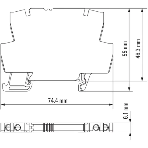 Weidmuller 1275100000 TOS 24VDC/24VDC 4A — Accesorios generales