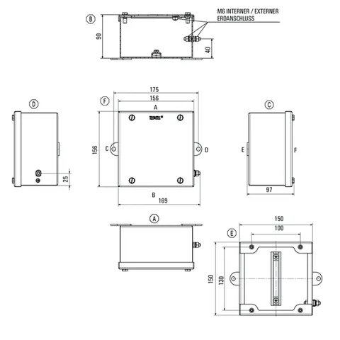 Weidmuller 1024990000 Small Terminal Box KLIPPON STB 2 MS HT — Accessori generali