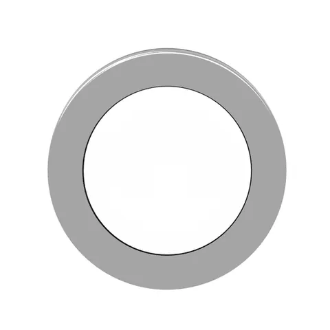 Schneider Electric ZB4FA1 Flush mounted push button head, Harmony XB4, metal, white, 30mm, spring return, unmarked