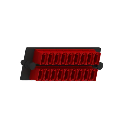 Panduit FAPH1824RDMPO FAP, 18 Key-Up/Key-Down MPOs, Type A, Red, Horizontal — Industrial Cables & Wires