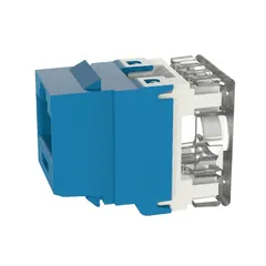 Panduit NKP5E88MBU NetKey Cat 5e Punchdown Jack, Blue — Accesorios generales