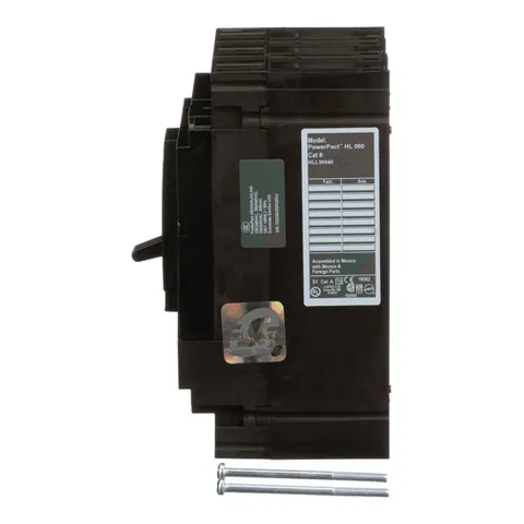 Schneider Electric HLL36040 PowerPacT H-Frame Circuit Breaker, 40A, 3 Pole, 600VAC, 50kA, Lugs, Thermal Magnetic, 80% — Accessori generali