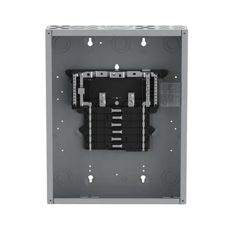 Schneider Electric QO112L125PG Load center, QO, 1 phase, 12 spaces, 12 circuits, 125A convertible main lugs, PoN, NEMA1, gnd bar, UL — General Accessories