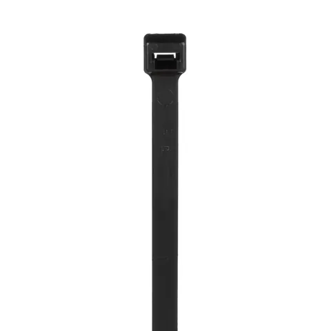 Panduit PLT9LH-L0 Pan-Ty® PLT9LH-L0 Cable Tie, Black, UV PA6.6, 30.5"L, 120lb, PK50 — Connectors & Plugs