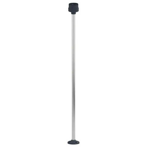 Schneider Electric XVUZ800 Fixing plate with 800mm aluminium pole for modular tower lights, Harmony XVU, black, 60mm — Allgemeines Zubehör