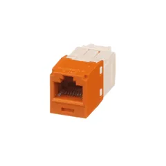 Panduit CJ688TGOR UTP RJ45 Cat 6 TG Jack Module, Orange — General Accessories
