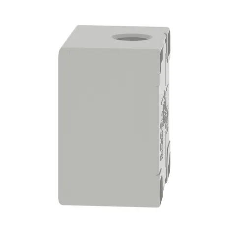 Schneider Electric XAPG19201 Die cast empty control station, Harmony XAP, XB2 SL, zinc alloy, grey, 1 cut out, 22mm, 80x80x51.5mm — Controllers & Regulators