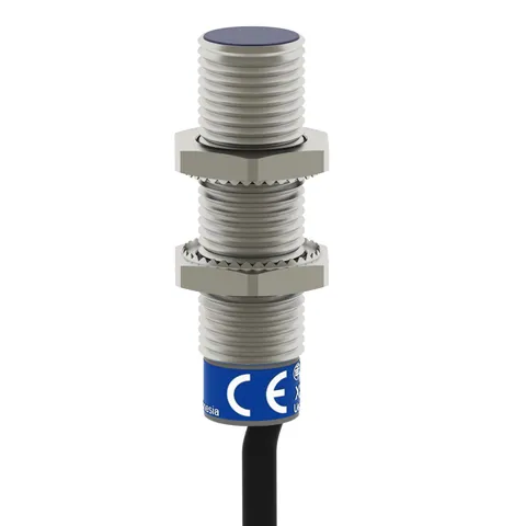 Schneider Electric XS612B1MBL2 Inductive proximity sensors XS, inductive sensor XS6 M12, L54mm, brass, Sn4mm, 24...240VAC/DC, cable 2 m — Proximity & Inductive Sensors