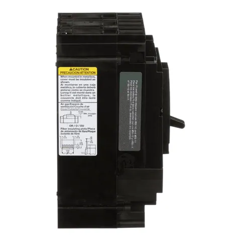 Schneider Electric HJL36090 Circuit breaker, PowerPacT H, 90A, 3 pole, 600VAC, 25kA, lugs, thermal magnetic, 80% — Interruttori automatici e fusibili