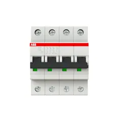 ABB 2CDS254001R0064 S204-C6 Miniature Circuit Breaker - 4P - C - 6 A