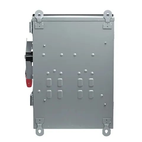 Schneider Electric HU461AWK Heavy Duty Non-Fusible Safety Switch, 30A, 4 Pole, 30HP, 600V AC/DC, NEMA 12 — Control & HMI
